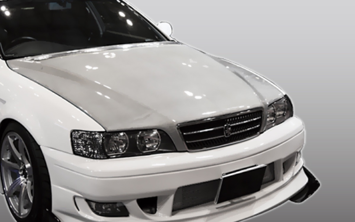 JZX100 CHASER Type2 bonnet — ORIGIN Labo. official photo