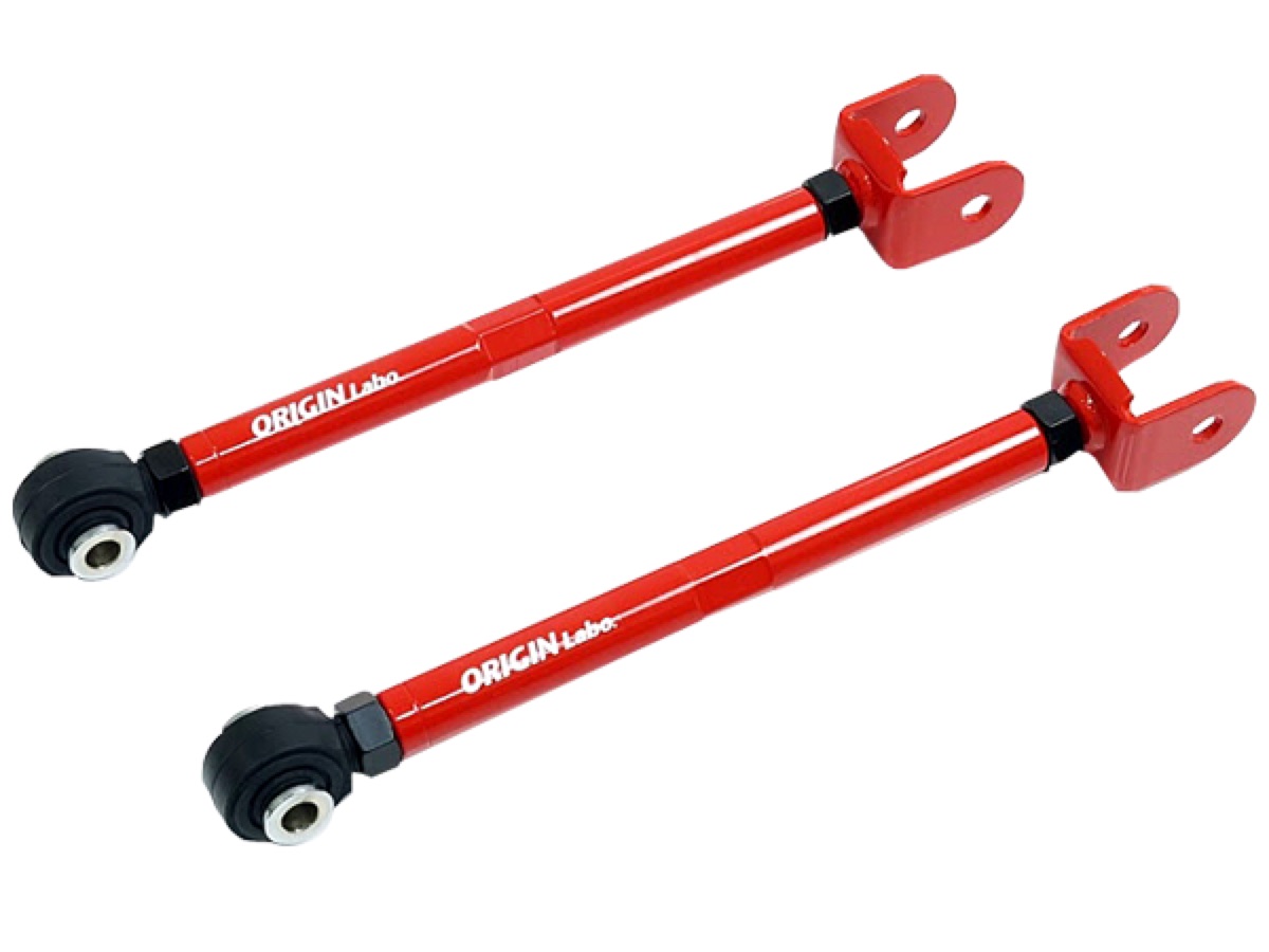 pillowball rear toe control rods N0002 — ORIGIN Labo. official photo