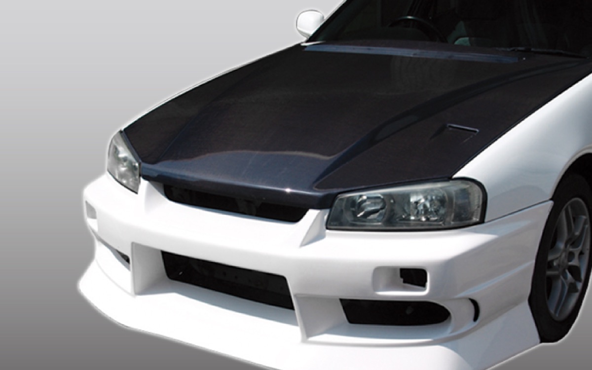 R34 SKYLINE Type2 bonnet — ORIGIN Labo. official photo