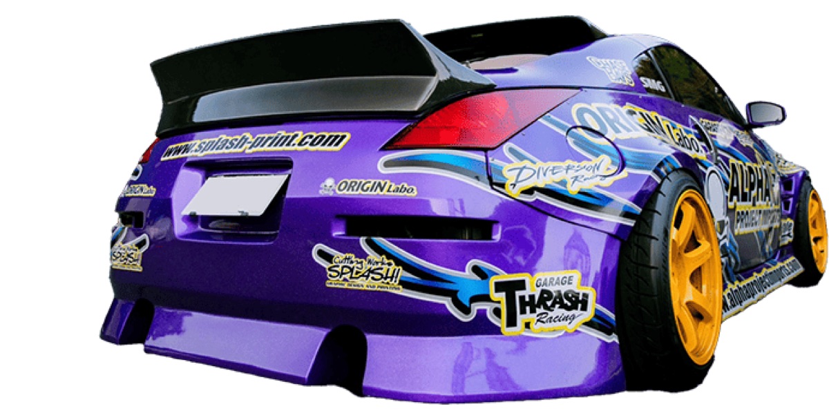 Z33 フェアレディＺ rear wing — ORIGIN Labo. official photo