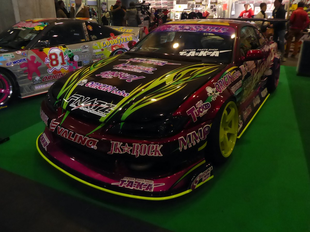 The N-Style Kiwami Silvia S15 show car on display at Osaka Auto Messe 2019