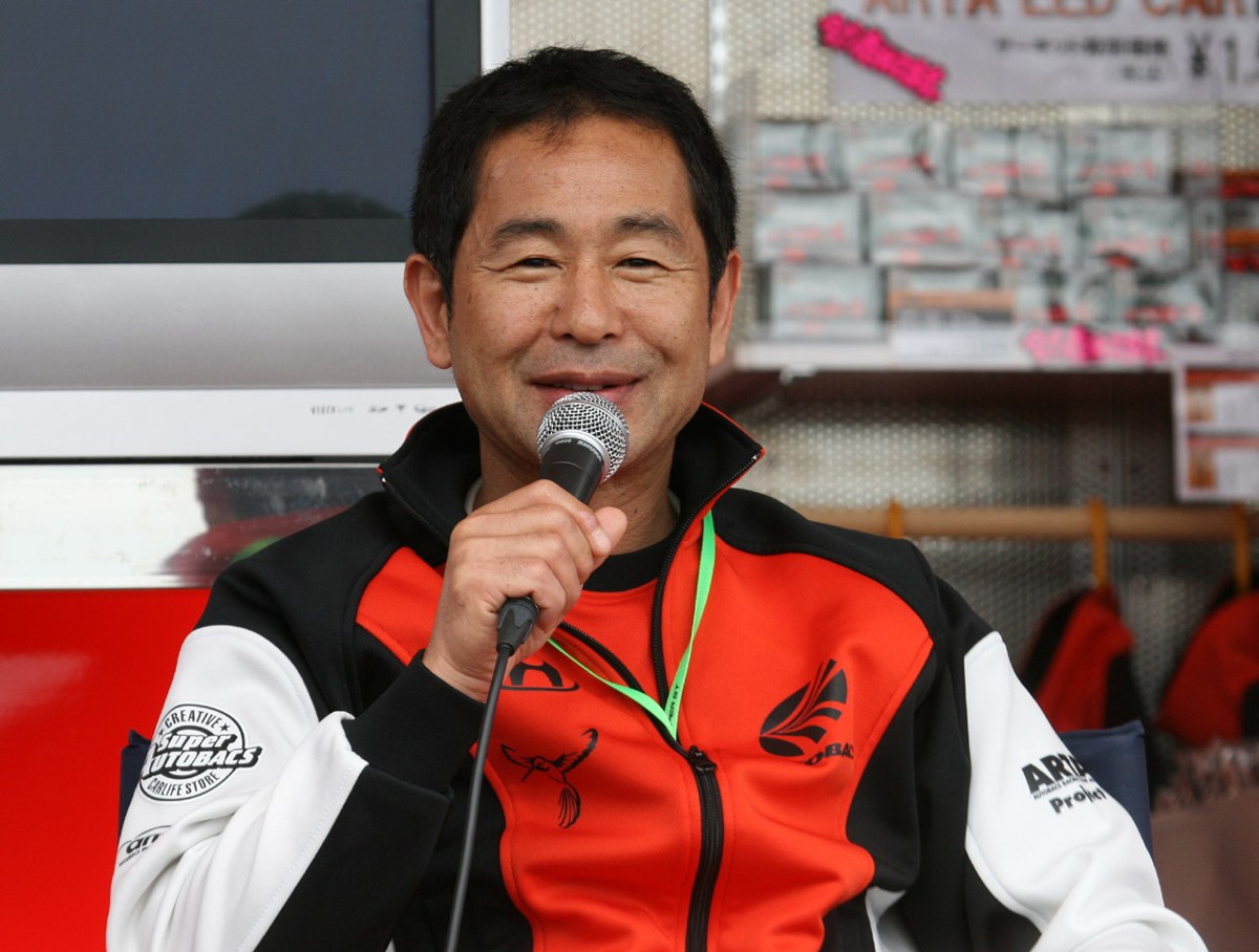Keiichi Tsuchiya at Super GT Round 3, Fuji Speedway, in 2008